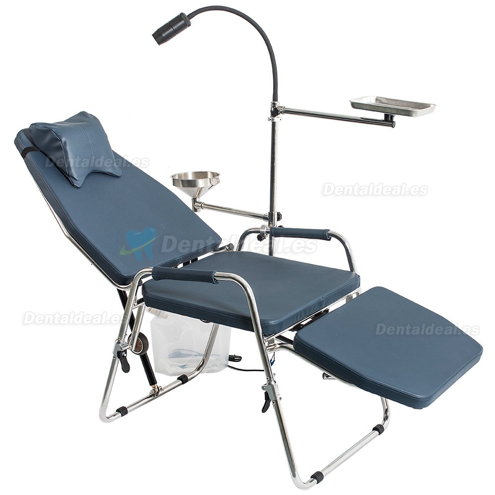 Greeloy GU-P101 Silla Plegable Dental Portátil + GU-P102 Lampara Cirugia Luz de Examen Dental